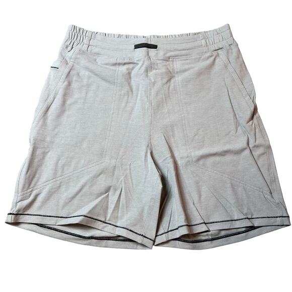 LUNYA LAHGO Restore Short Gray Pockets Stretch Lightweight Lounge Large NEW - Picture 4 of 10